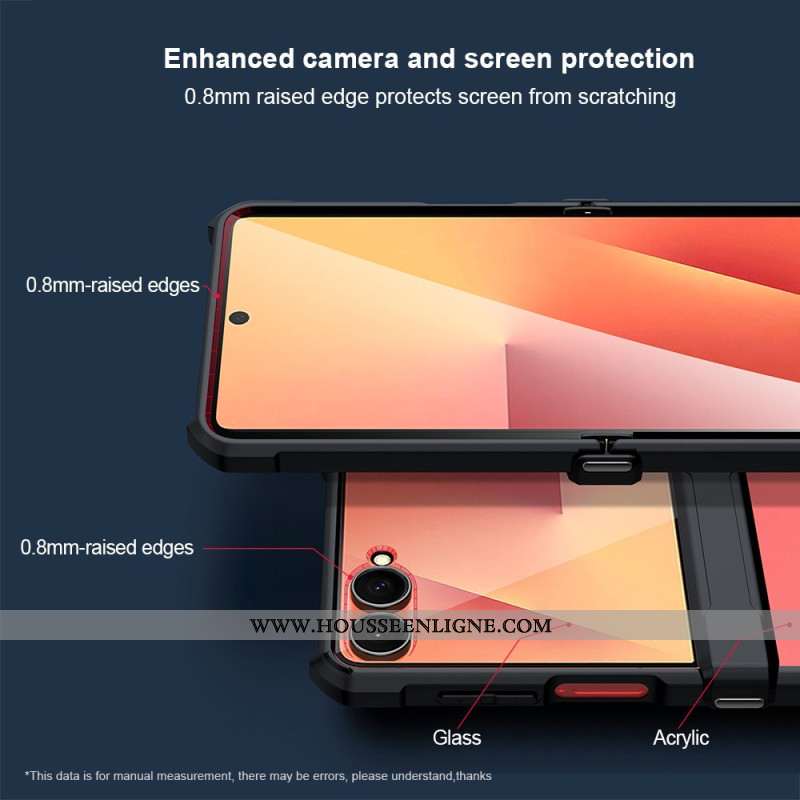 Coque Samsung Galaxy Z Flip 7 Airbag et Protection d'Écran XUNDD