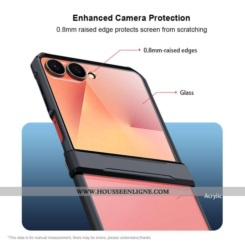 Coque Samsung Galaxy Z Flip 7 Airbag et Protection d'Écran XUNDD