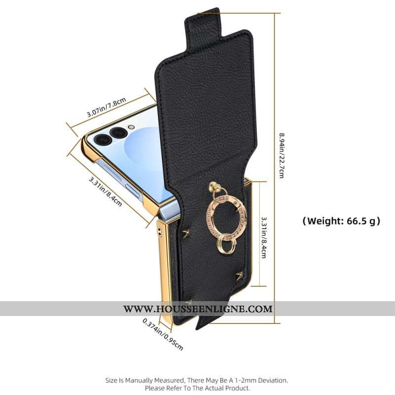 Coque Samsung Galaxy Z Flip 7 Anneau Premium