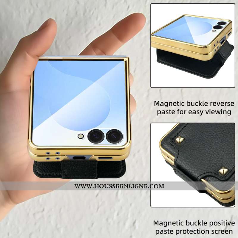 Coque Samsung Galaxy Z Flip 7 Anneau Premium