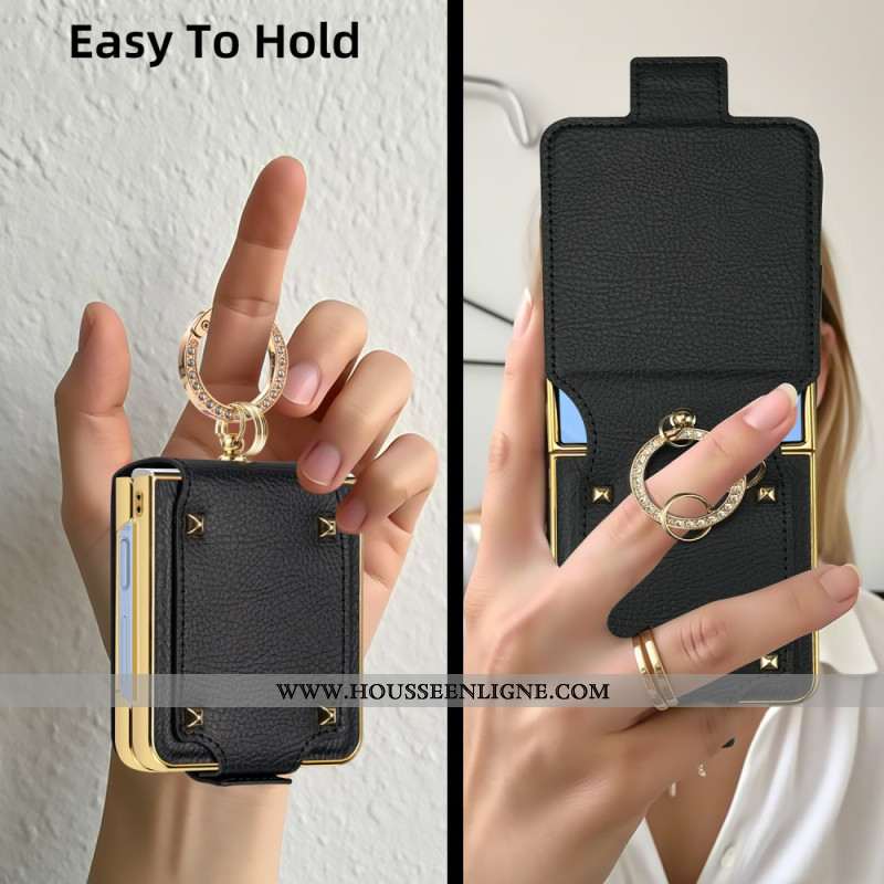 Coque Samsung Galaxy Z Flip 7 Anneau Premium
