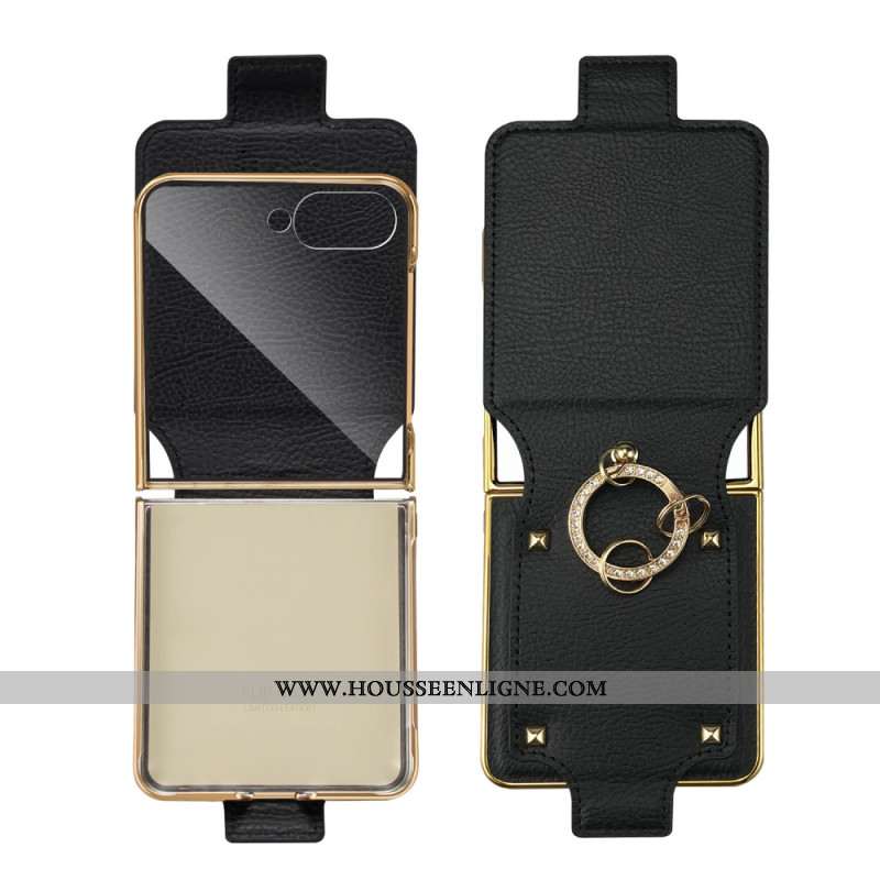 Coque Samsung Galaxy Z Flip 7 Anneau Premium