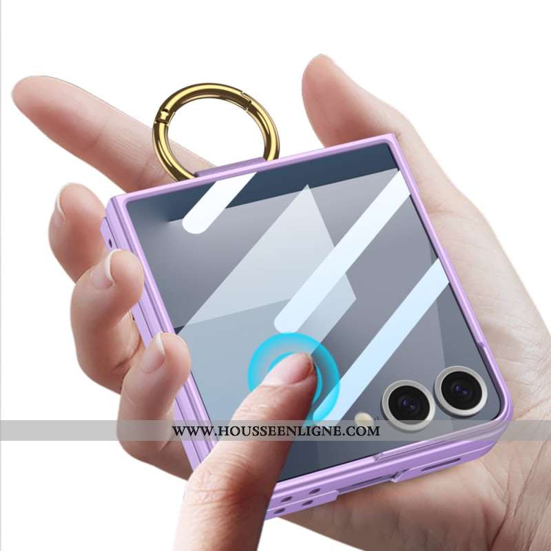 Coque Samsung Galaxy Z Flip 7 Anneau-Support GKK