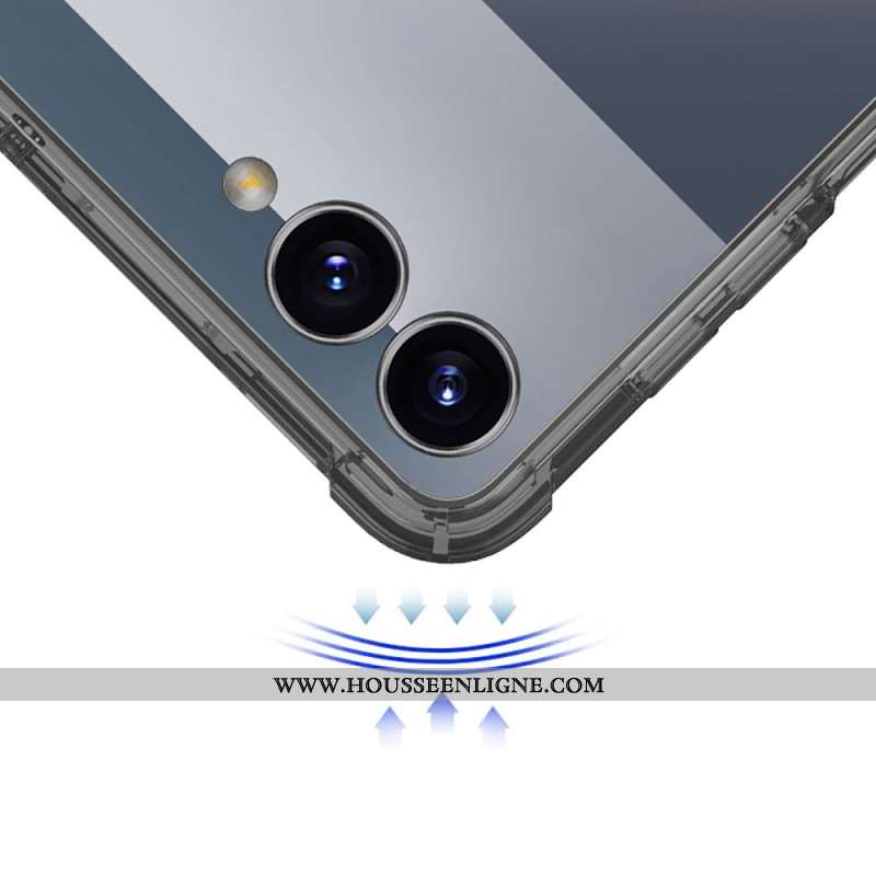 Coque Samsung Galaxy Z Flip 7 Anneau-Support et Protection Antichoc