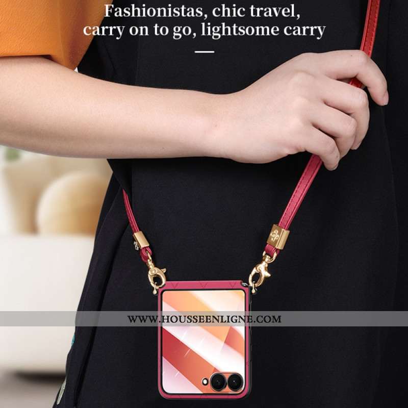 Coque Samsung Galaxy Z Flip 7 Bandoulière SULADA