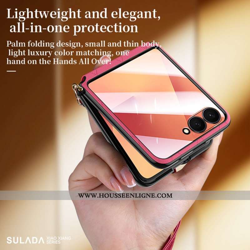 Coque Samsung Galaxy Z Flip 7 Bandoulière SULADA