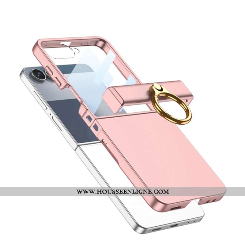 Coque Samsung Galaxy Z Flip 7 Classique Anneau-Support GKK