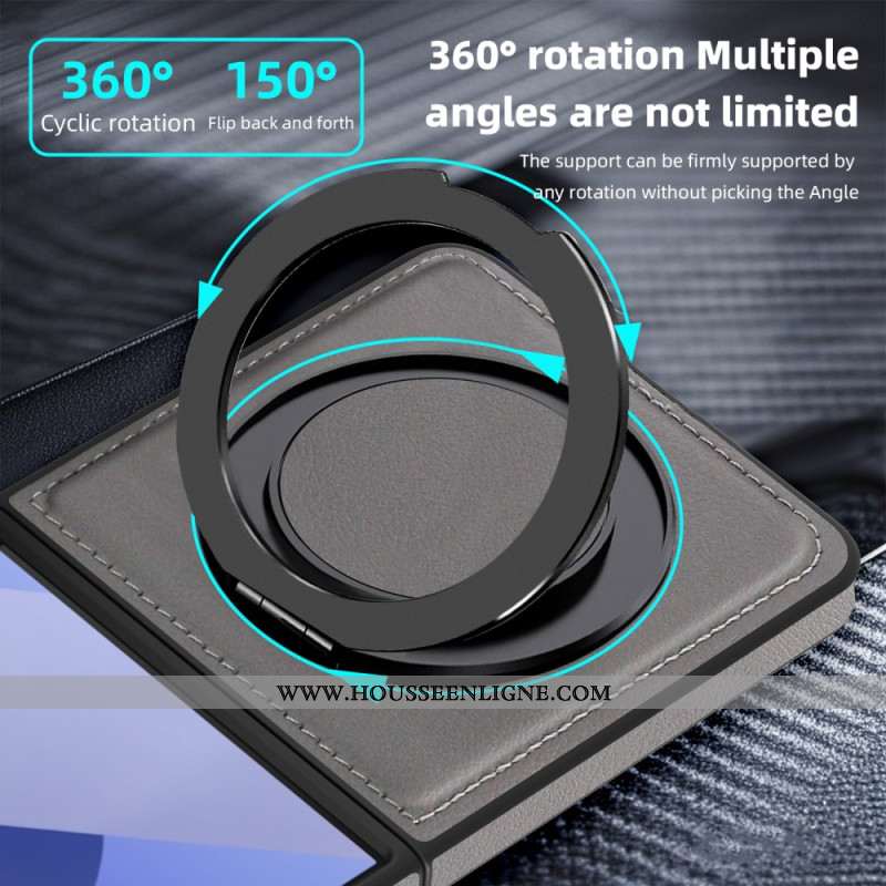 Coque Samsung Galaxy Z Flip 7 Compatible MagSafe Anneau-Support