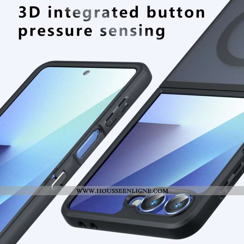 Coque Samsung Galaxy Z Flip 7 Compatible MagSafe Fini Mat