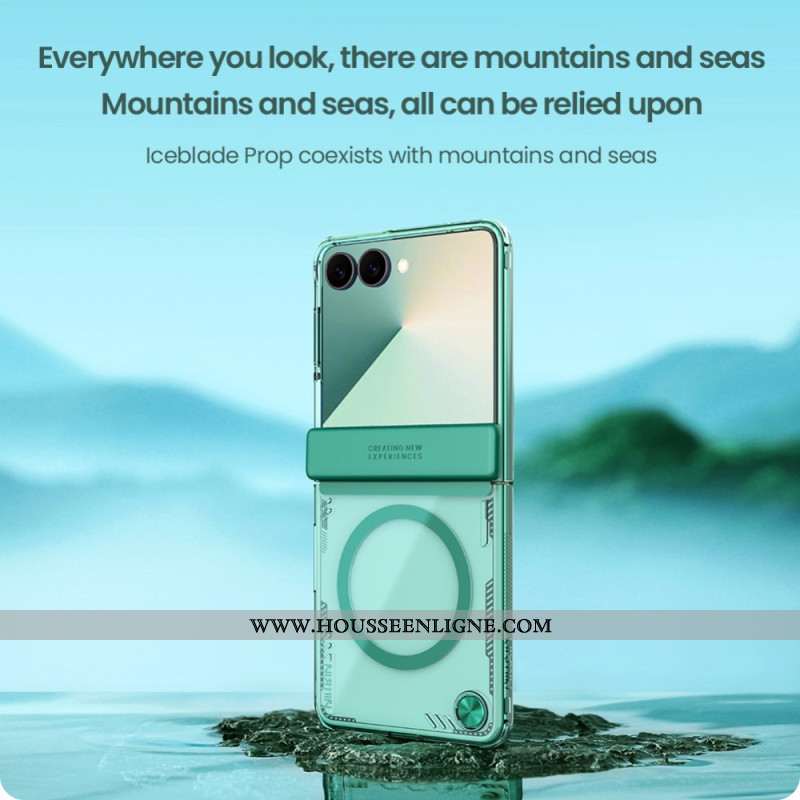 Coque Samsung Galaxy Z Flip 7 Compatible MagSafe Iceblade NILLKIN