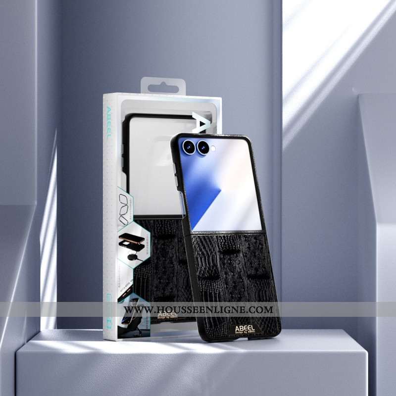 Coque Samsung Galaxy Z Flip 7 Compatible MagSafe Micro-Gaufrage ABEEL