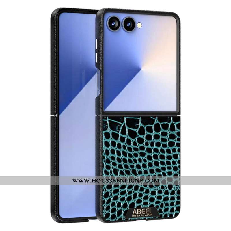 Coque Samsung Galaxy Z Flip 7 Compatible MagSafe Texture Crocodile ABEEL