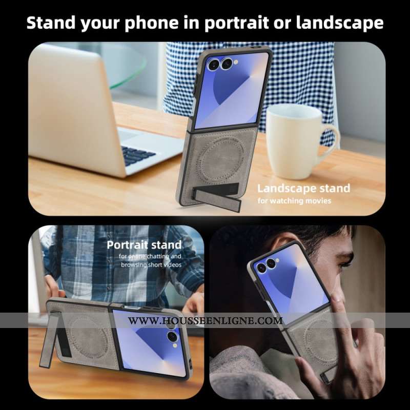 Coque Samsung Galaxy Z Flip 7 Compatible MagSafe avec Support