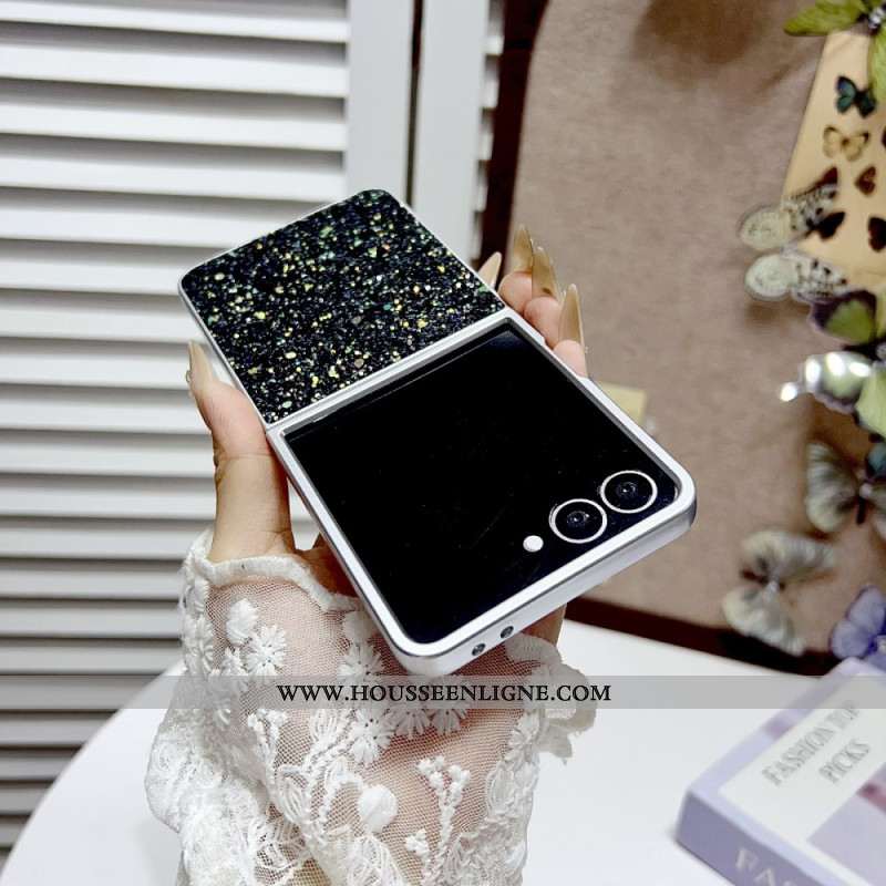 Coque Samsung Galaxy Z Flip 7 Design Pailleté