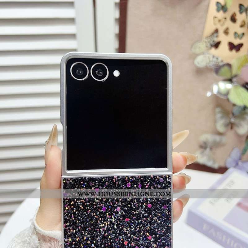 Coque Samsung Galaxy Z Flip 7 Design Pailleté