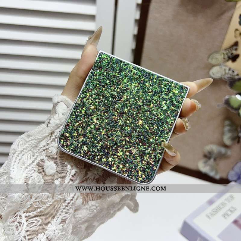 Coque Samsung Galaxy Z Flip 7 Design Pailleté