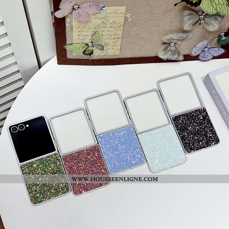 Coque Samsung Galaxy Z Flip 7 Design Pailleté