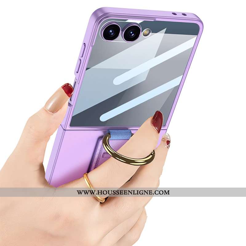 Coque Samsung Galaxy Z Flip 7 Dragonne et Protection Écran GKK