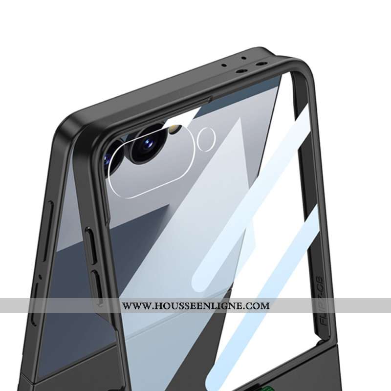Coque Samsung Galaxy Z Flip 7 Dragonne et Protection Écran GKK