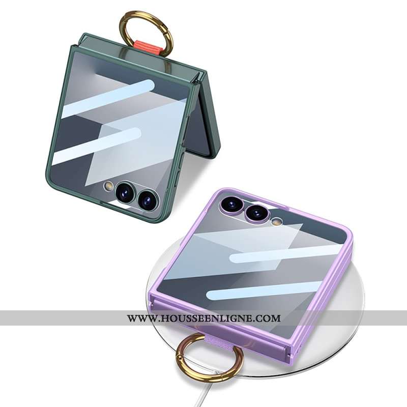 Coque Samsung Galaxy Z Flip 7 Dragonne et Protection Écran GKK