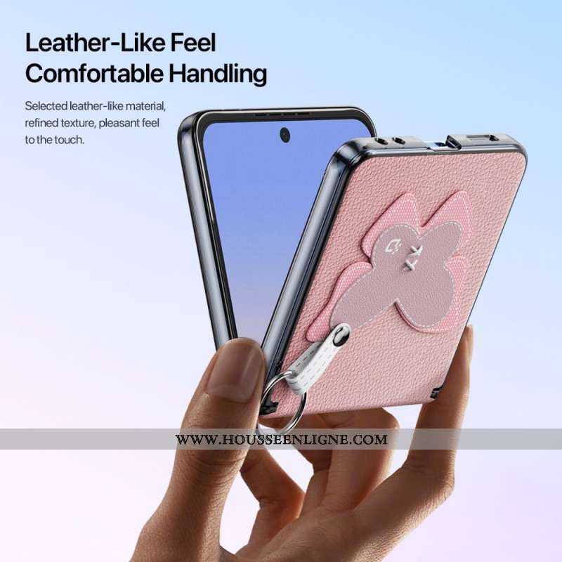 Coque Samsung Galaxy Z Flip 7 Décor Fantaisie DUX DUCIS