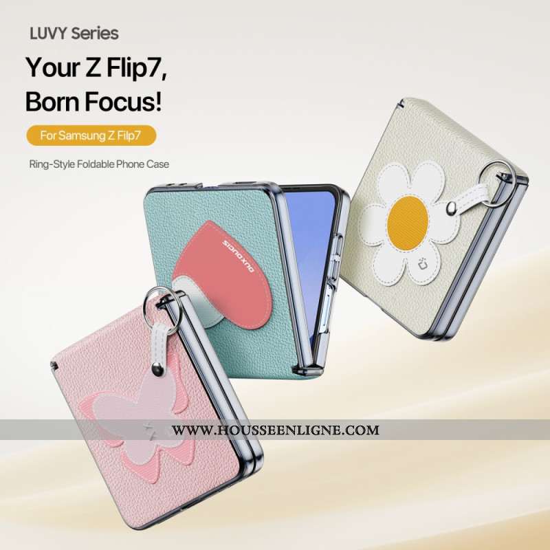 Coque Samsung Galaxy Z Flip 7 Décor Fantaisie DUX DUCIS