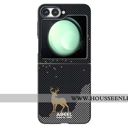 Coque Samsung Galaxy Z Flip 7 FE 5G / Z Flip 6 5G Compatible MagSafe Motif Cerf