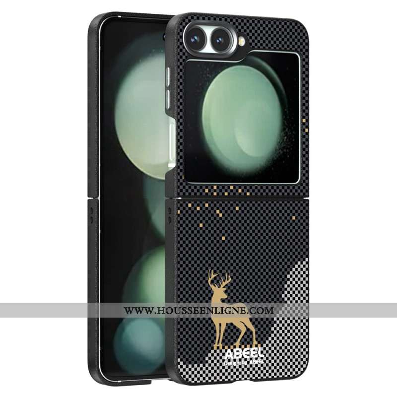 Coque Samsung Galaxy Z Flip 7 FE 5G / Z Flip 6 5G Compatible MagSafe Motif Cerf