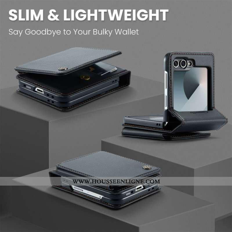 Coque Samsung Galaxy Z Flip 7 FE Protection RFID 5 Porte-Cartes