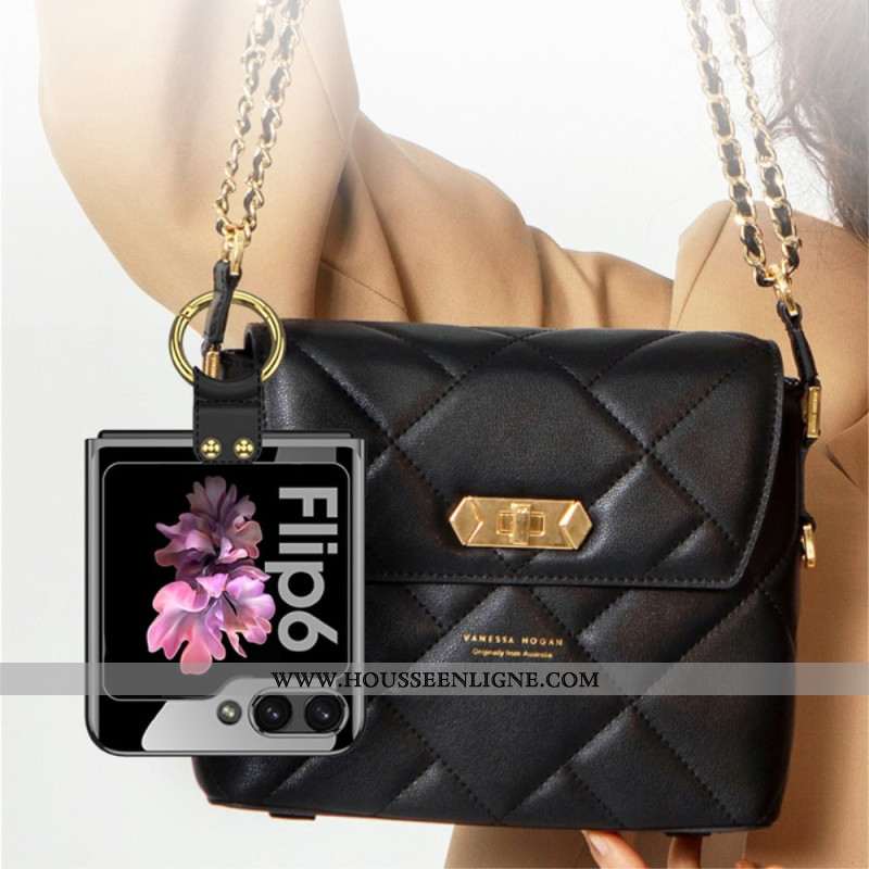 Coque Samsung Galaxy Z Flip 7 FE / Z Flip 6 Aneau-Support et Film Écran