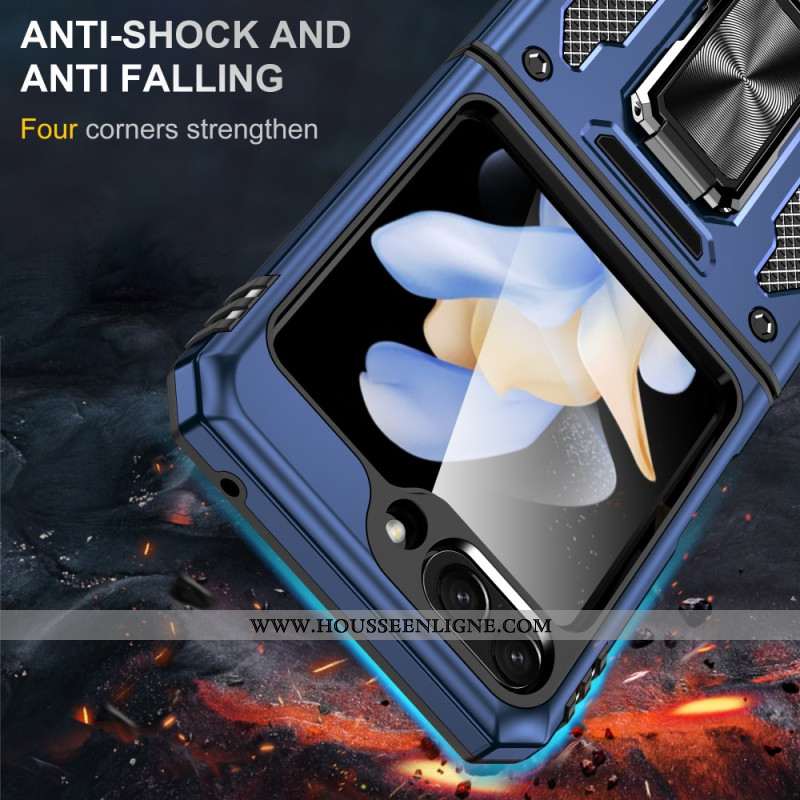 Coque Samsung Galaxy Z Flip 7 FE / Z Flip 6 Anneau-Support Série Armor