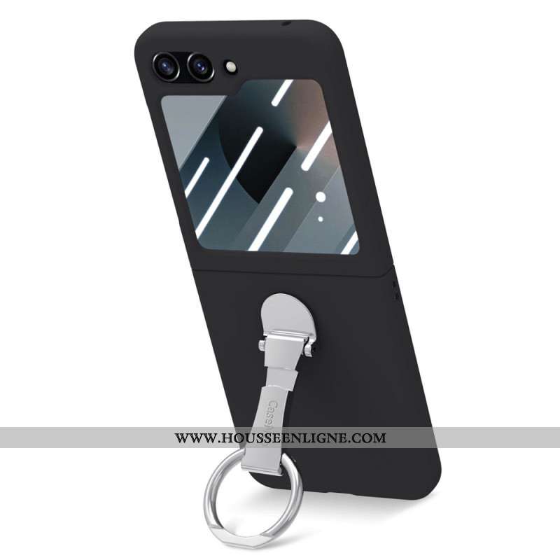 Coque Samsung Galaxy Z Flip 7 FE / Z Flip 6 Anneau-Support et Protecteur Écran Arrière