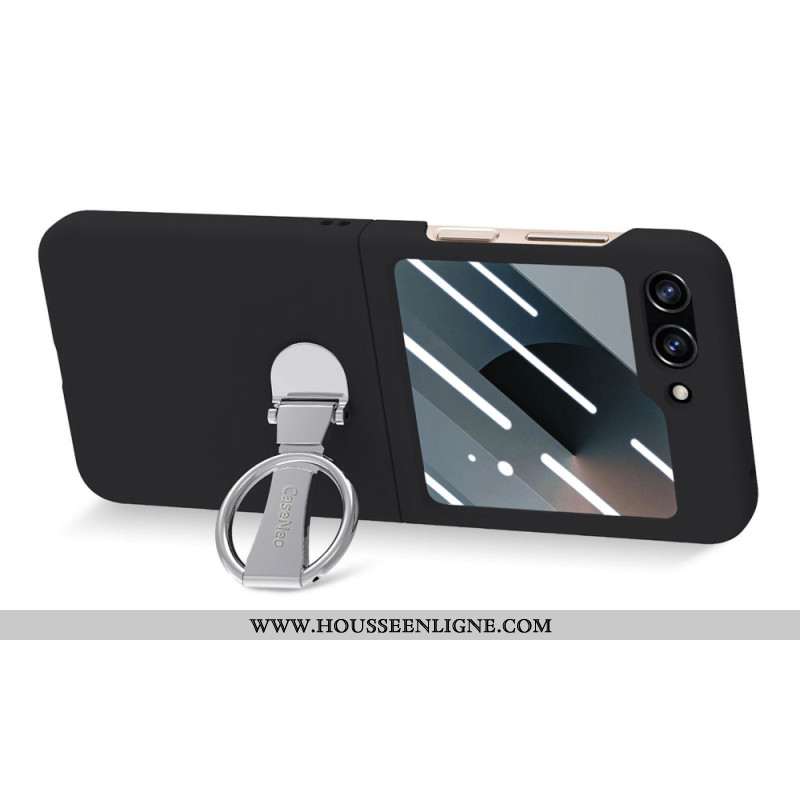 Coque Samsung Galaxy Z Flip 7 FE / Z Flip 6 Anneau-Support et Protecteur Écran Arrière