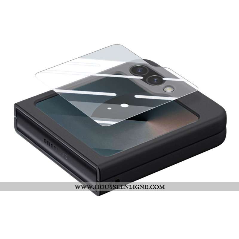 Coque Samsung Galaxy Z Flip 7 FE / Z Flip 6 Anneau-Support et Protecteur Écran Arrière