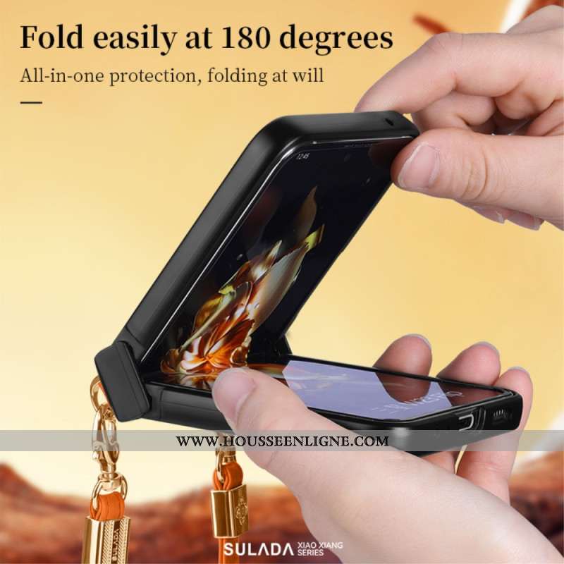 Coque Samsung Galaxy Z Flip 7 FE / Z Flip 6 Bandoulière SULADA