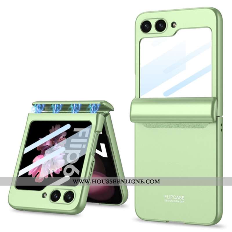 Coque Samsung Galaxy Z Flip 7 FE / Z Flip 6 Charnière Magnétique et Film Petit Écran GKK