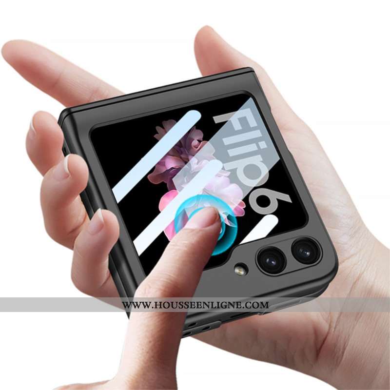 Coque Samsung Galaxy Z Flip 7 FE / Z Flip 6 Charnière Magnétique et Film Petit Écran GKK
