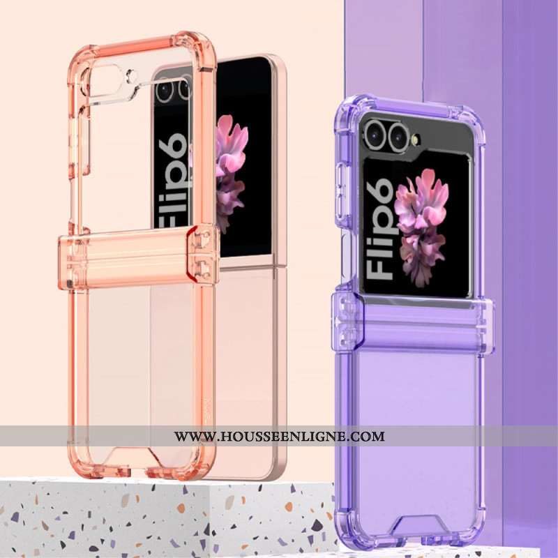 Coque Samsung Galaxy Z Flip 7 FE / Z Flip 6 Charnière et Coussin d'Air GKK