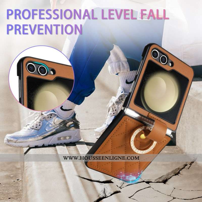 Coque Samsung Galaxy Z Flip 7 FE / Z Flip 6 Classique Matelassée