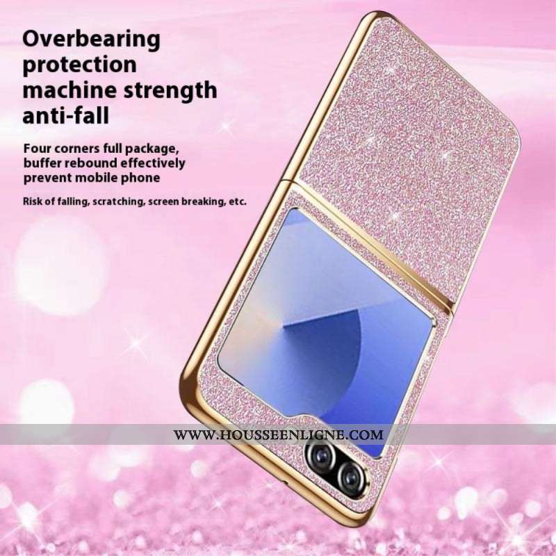 Coque Samsung Galaxy Z Flip 7 FE / Z Flip 6 Classique Paillettes