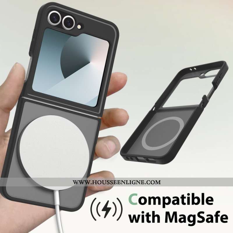 Coque Samsung Galaxy Z Flip 7 FE / Z Flip 6 Compatible MagSafe Givrée