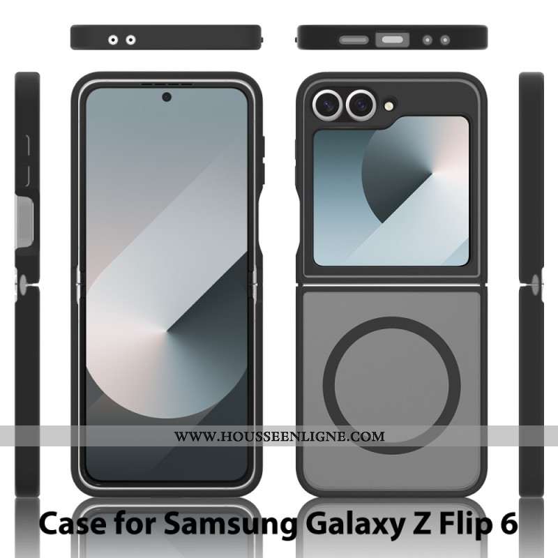 Coque Samsung Galaxy Z Flip 7 FE / Z Flip 6 Compatible MagSafe Givrée