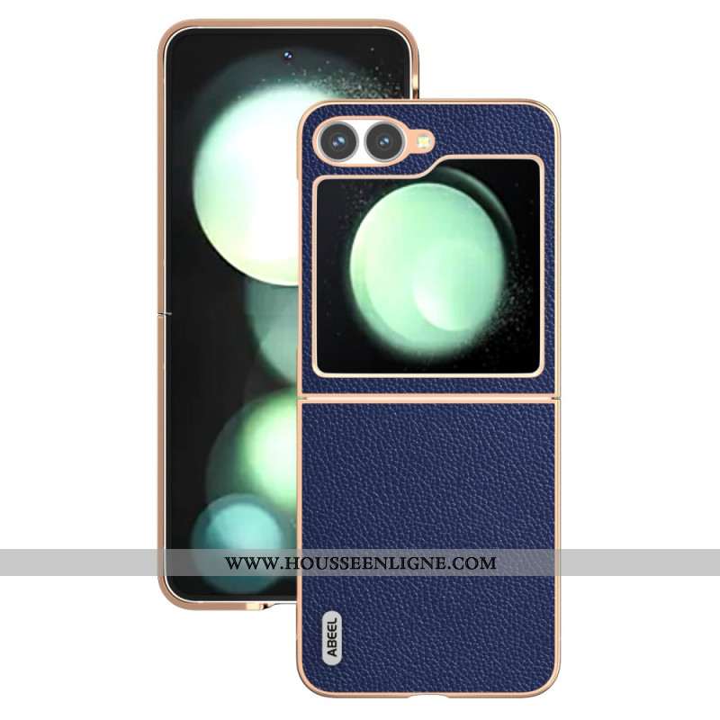 Coque Samsung Galaxy Z Flip 7 FE / Z Flip 6 Cuir ABEEL