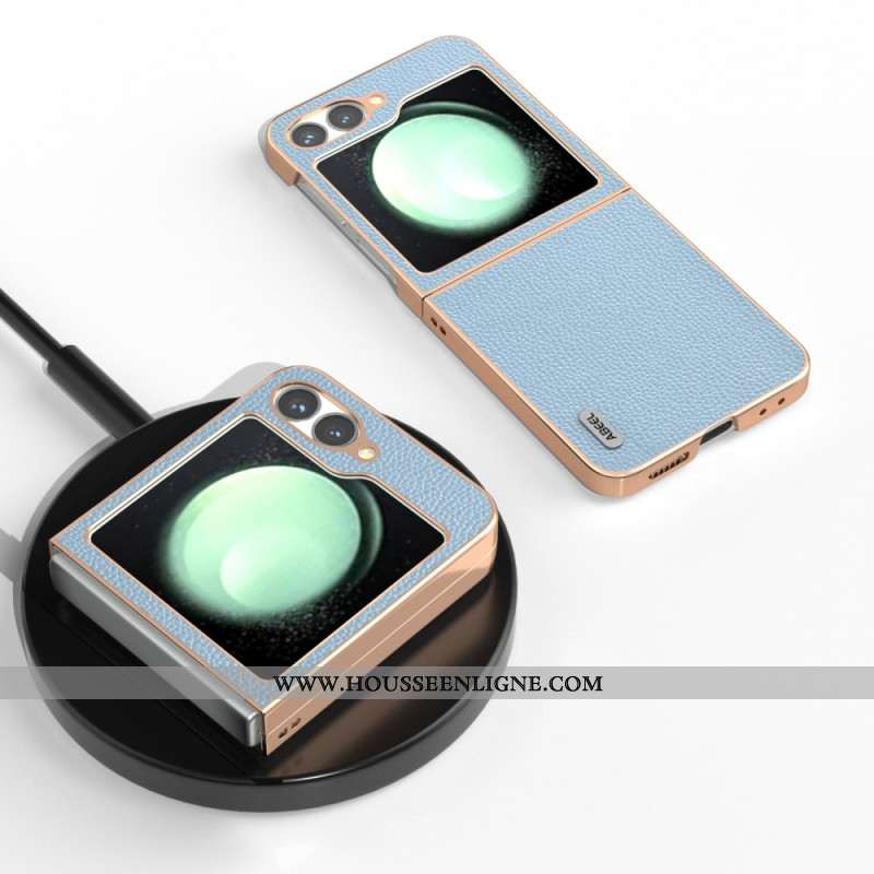 Coque Samsung Galaxy Z Flip 7 FE / Z Flip 6 Cuir ABEEL