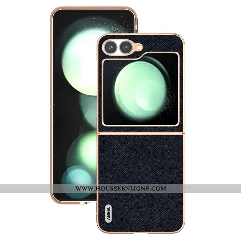 Coque Samsung Galaxy Z Flip 7 FE / Z Flip 6 Cuir Texturé