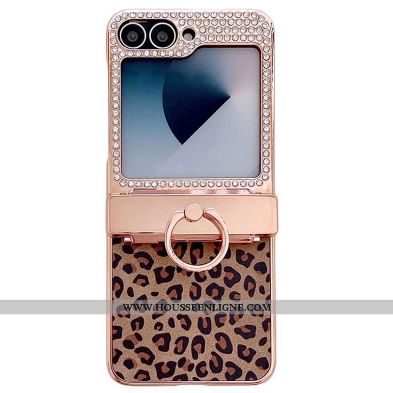 Coque Samsung Galaxy Z Flip 7 FE / Z Flip 6 Design Léopard