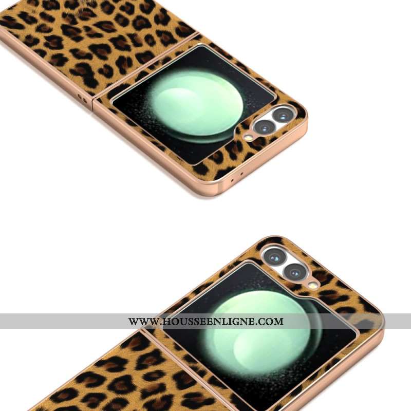 Coque Samsung Galaxy Z Flip 7 FE / Z Flip 6 Design Léopard