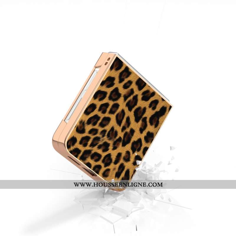 Coque Samsung Galaxy Z Flip 7 FE / Z Flip 6 Design Léopard