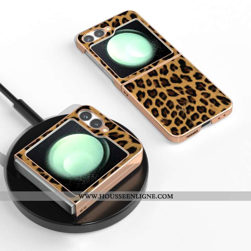 Coque Samsung Galaxy Z Flip 7 FE / Z Flip 6 Design Léopard