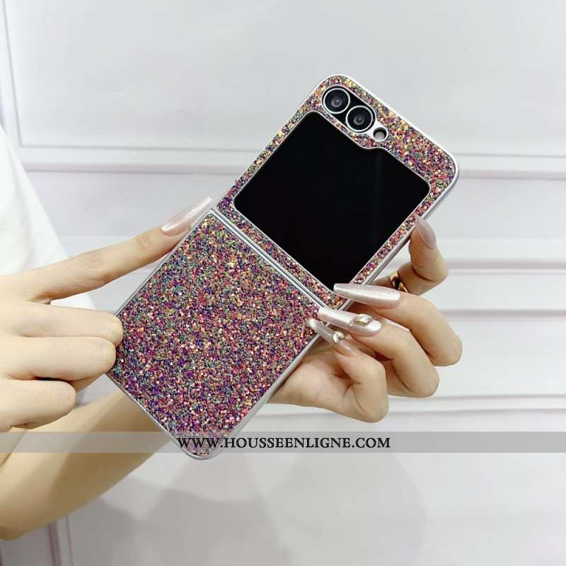 Coque Samsung Galaxy Z Flip 7 FE / Z Flip 6 Design Pailleté